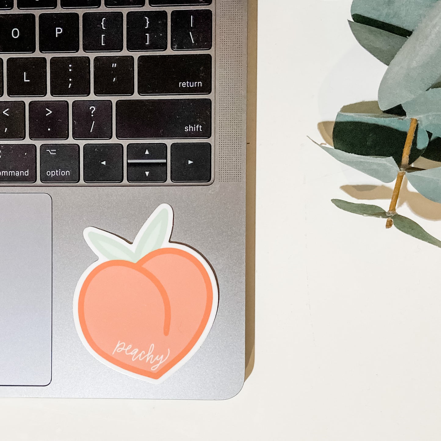 Peachy Sticker