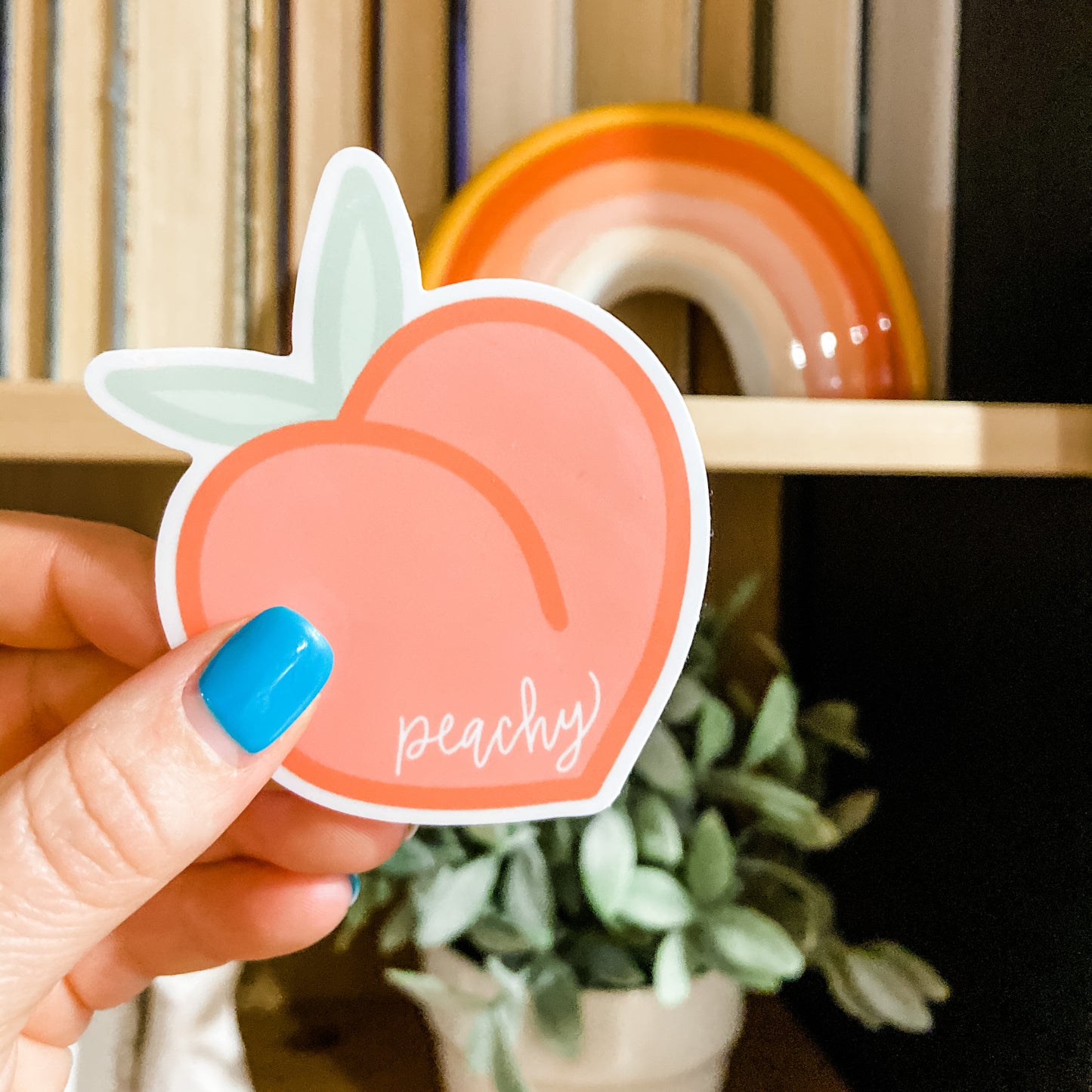 Peachy Sticker